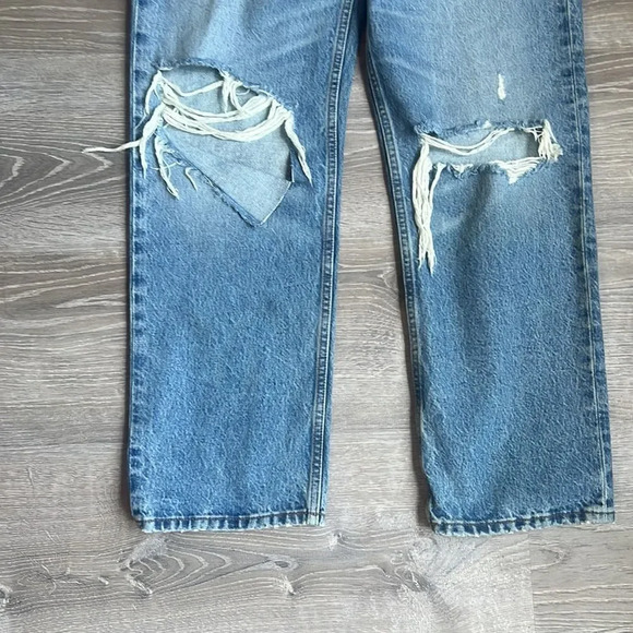 redone 90s crop low slung jeans - Picture 7 of 15